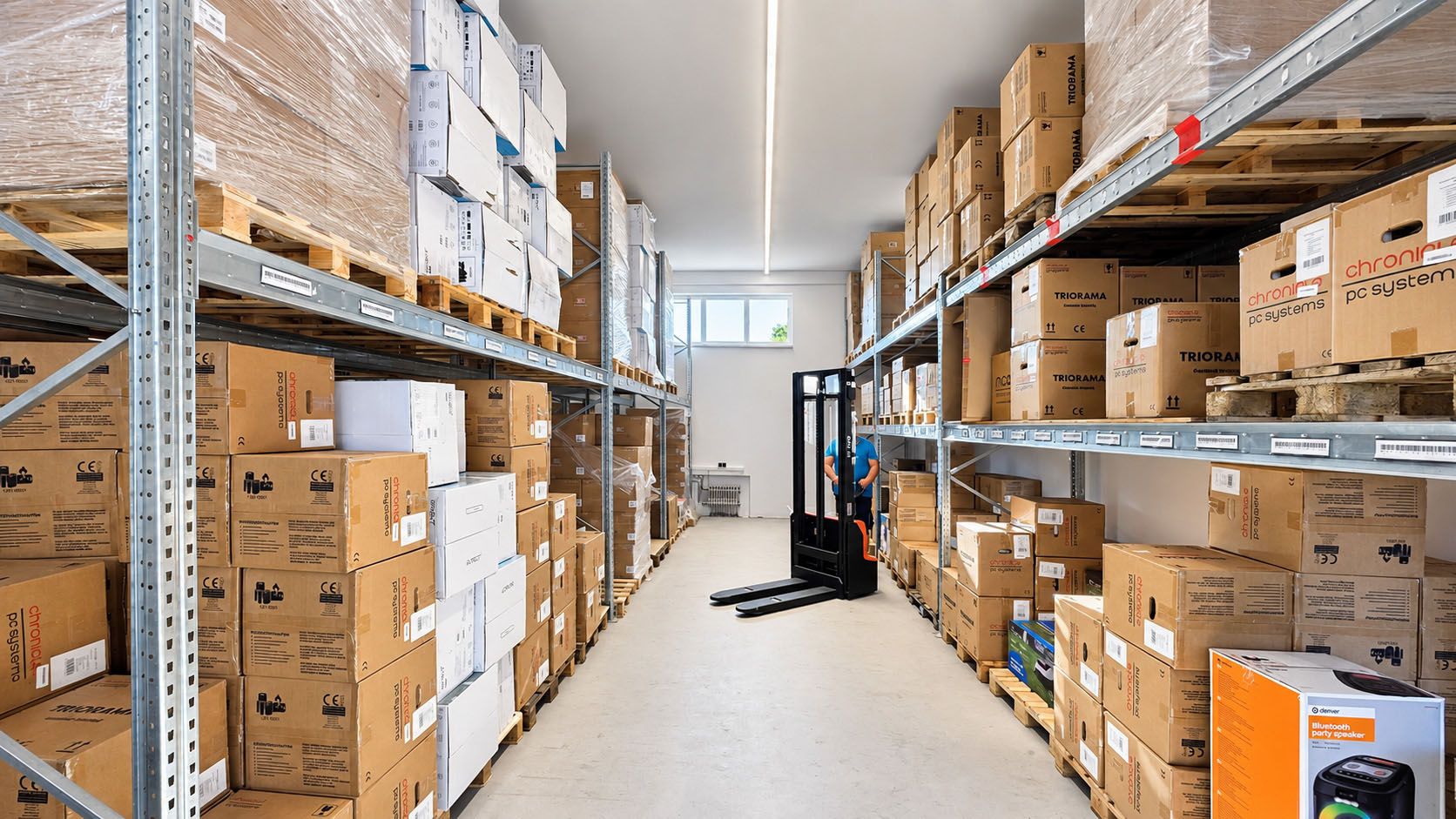 B2B-Handel und Distribution im Elektroniklager